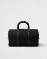 Prada Re-Edition 1978 Medium Re-Nylon and Saffiano Leather Top-Handle Bag - Image 4